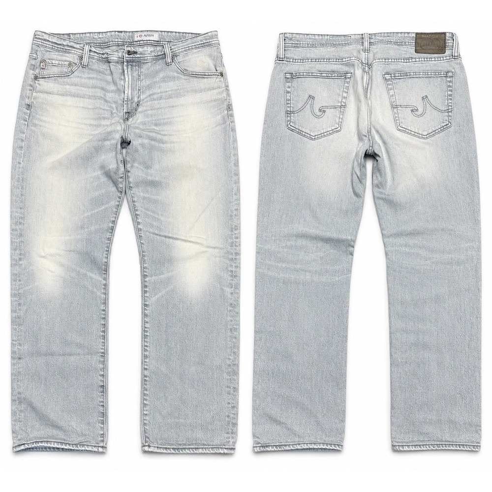 AG Adriano Goldschmied The Graduate Jeans Men 38x29 Gray Tailored Leg USA